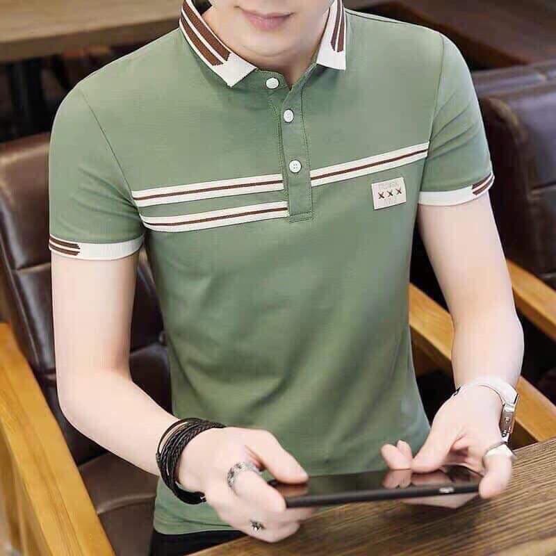ÁO THUN NAM HỌA TIẾT NHẤN SỌC 