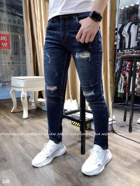 QUẦN JEANS NAM CAO CẤP THIẾT KẾ ĐỘC ĐÁO 