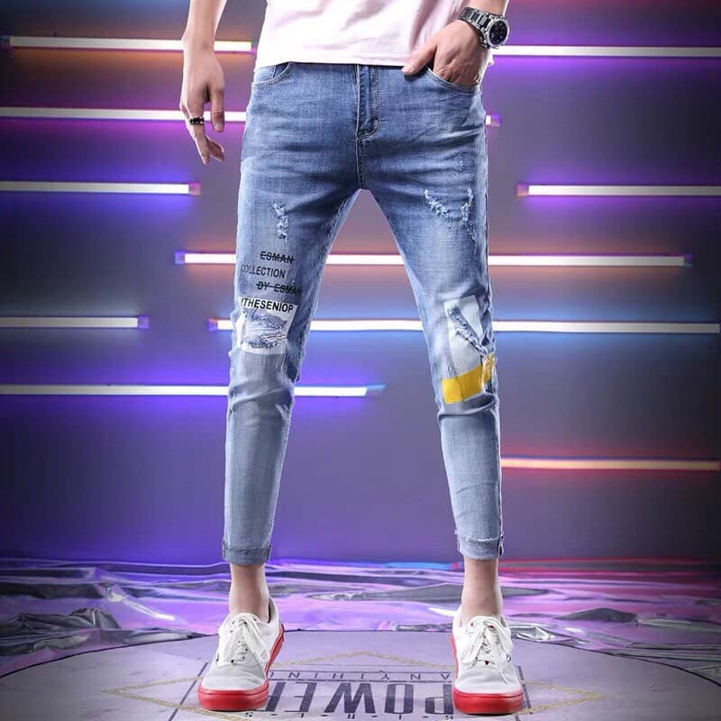 QUẦN JEANS NAM SƠN MÀU ĐỘC ĐÁO
