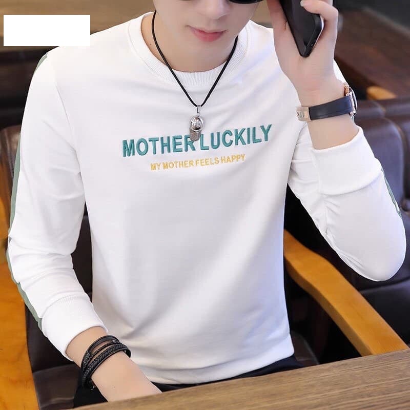 ÁO THUN NAM DÀI TAY CHỮ NỔI MOTHER 