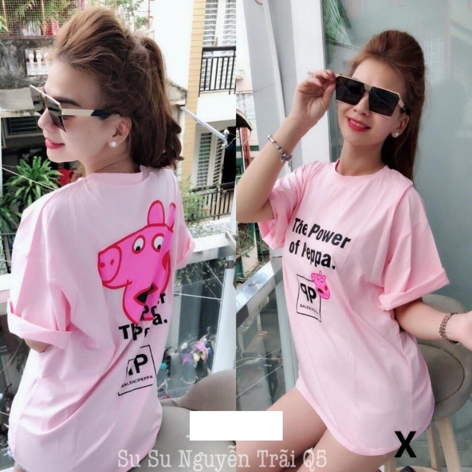 ÁO THUN NỮ ĐẸP IN HÌNH MẶT HEO DỄ THƯƠNG