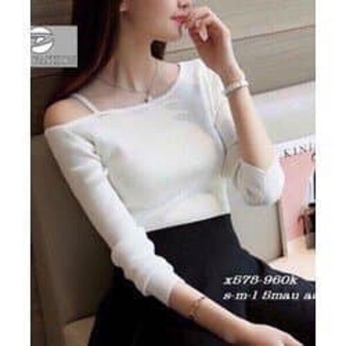 Áo thun nữ một dây cá tính