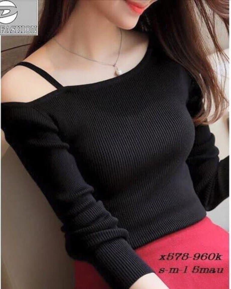 Áo thun nữ một dây cá tính