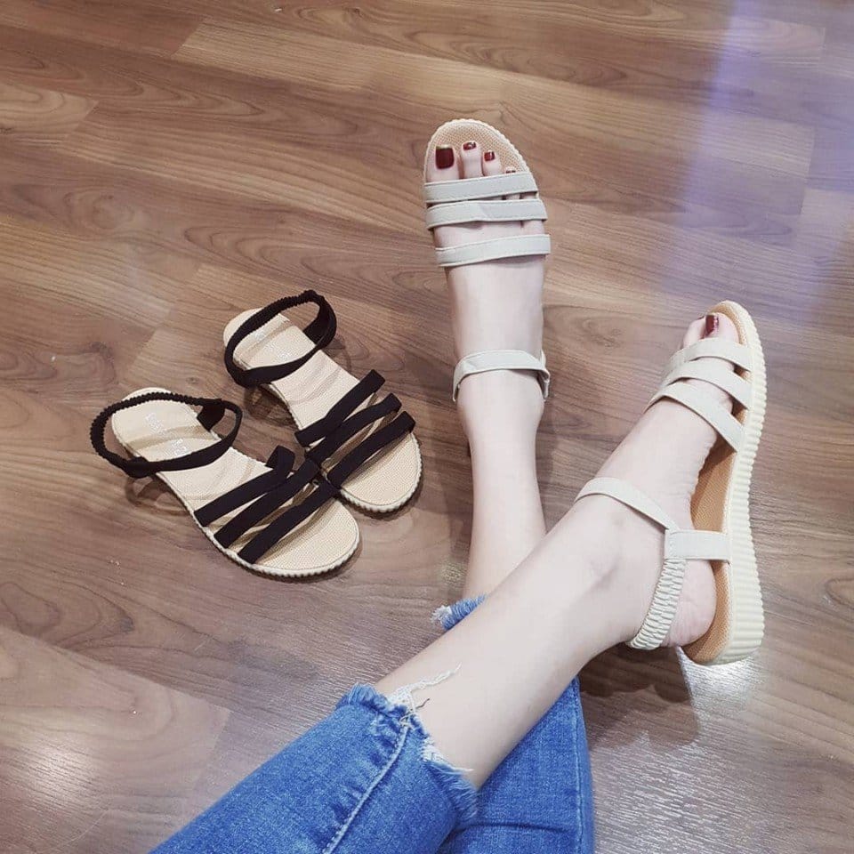 Dép sandal ba dây ngang xinh xắn