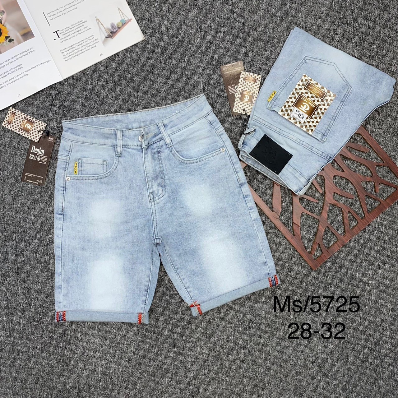 QUẦN SHORT JEANS NAM CAO CẤP CÁCH ĐIỆU